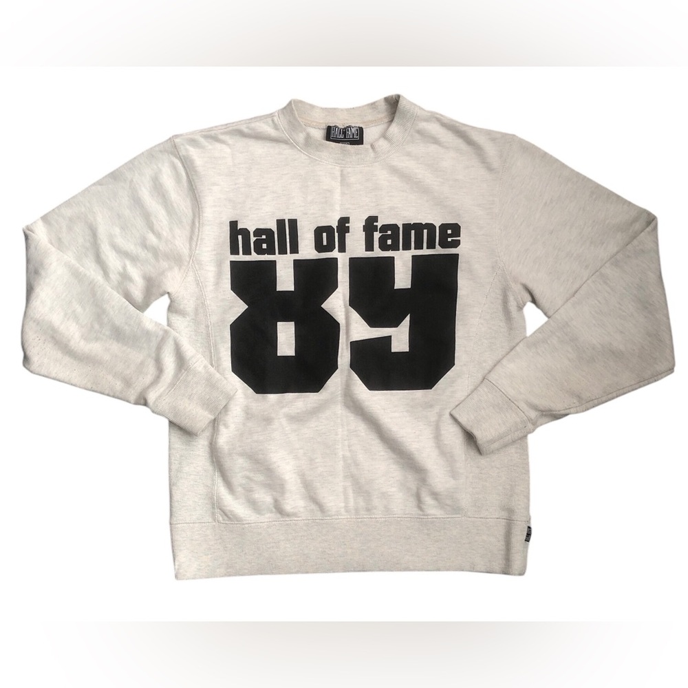 Hall Of Fame 2nd Sucks Gray Sweatshirt 89 Pullover Fleece /Cotton Men’s Medium